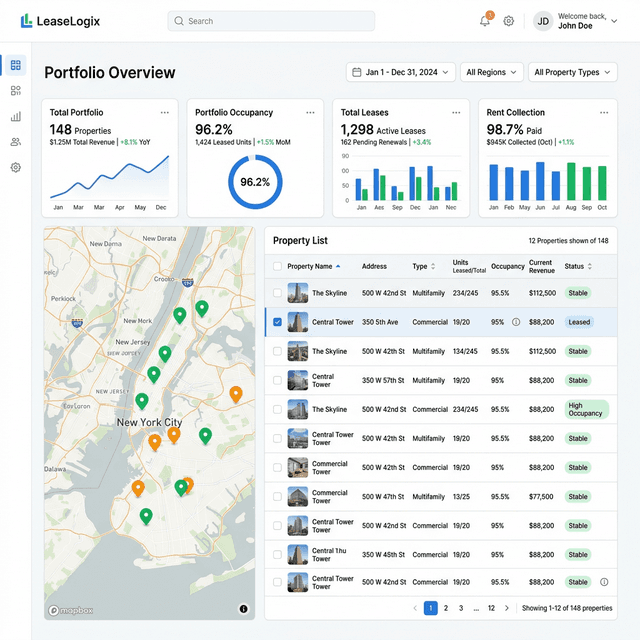 LeaseLens Portfolio Overview